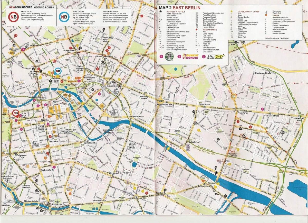 ברלין להדפיס את המפה המפה של ברלין המפה הדפסה גרמניה